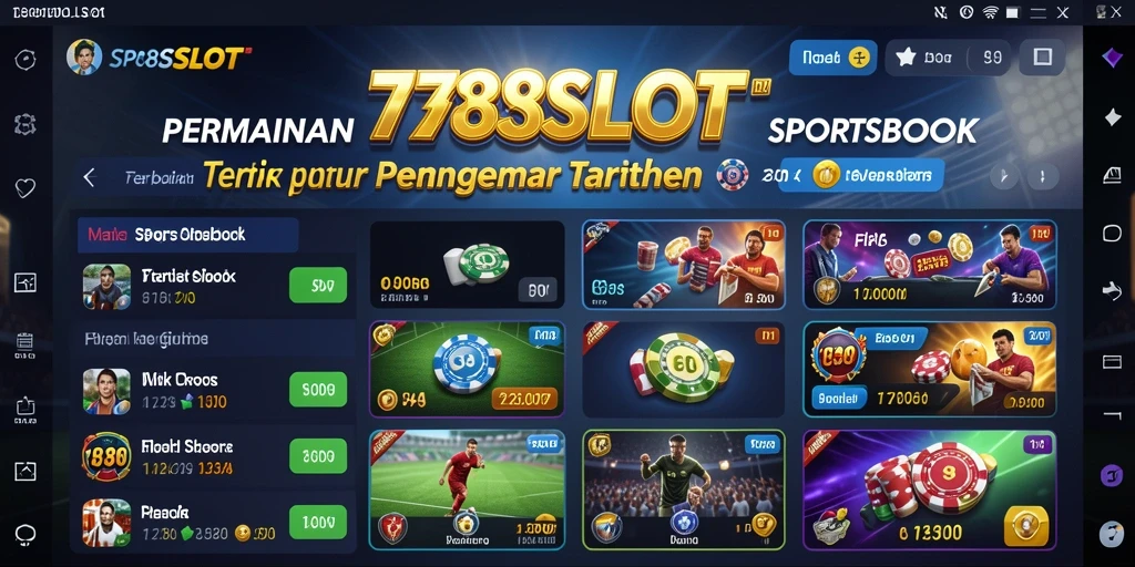 Tampilan gameplay menarik dalam aplikasi 738SLOT untuk Sportsbook.