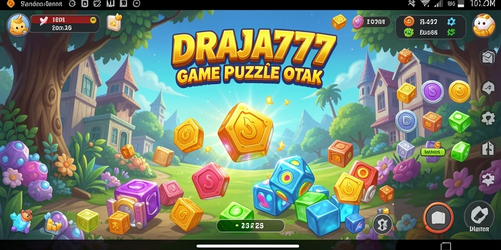 Tampilan gameplay DRAJA777 dengan tantangan Puzzle yang menarik.