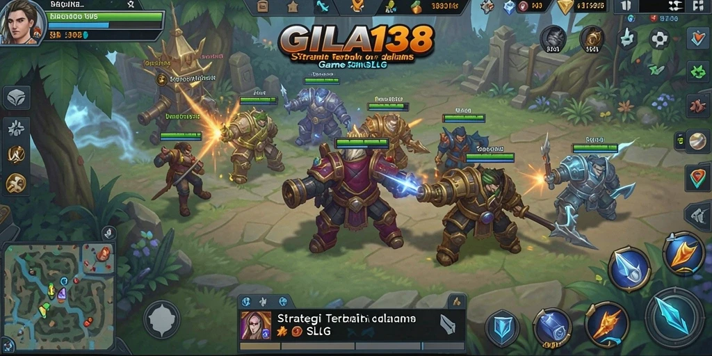 Tampilan gameplay <strong>GILA138</strong> yang seru dengan strategi pertempuran.