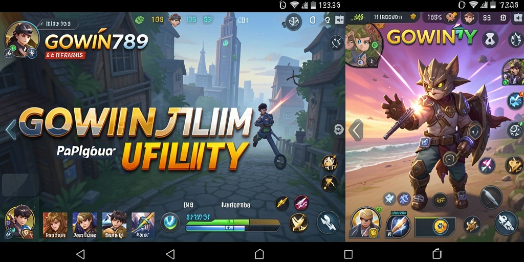 Tangkapan layar GOWIN789 menampilkan antarmuka aplikasi Utility yang intuitif.