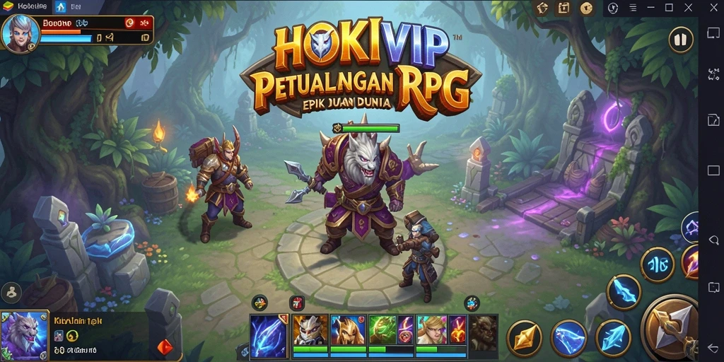 Gameplay menarik HOKIVIP dengan petualangan RPG yang mendebarkan.