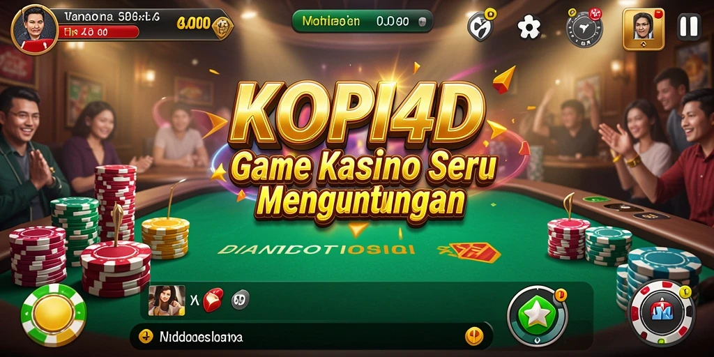 Tampilan gameplay KOPI4D yang menarik dan interaktif.