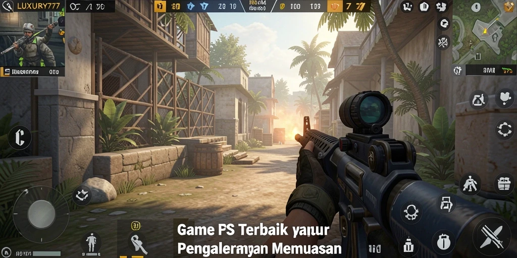 Gameplay seru LUXURY777 dengan pertempuran mendebarkan.
