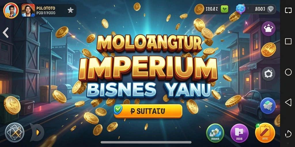 Screenshot gameplay <strong>POLOTOTO</strong> menampilkan manajemen bisnis yang seru.