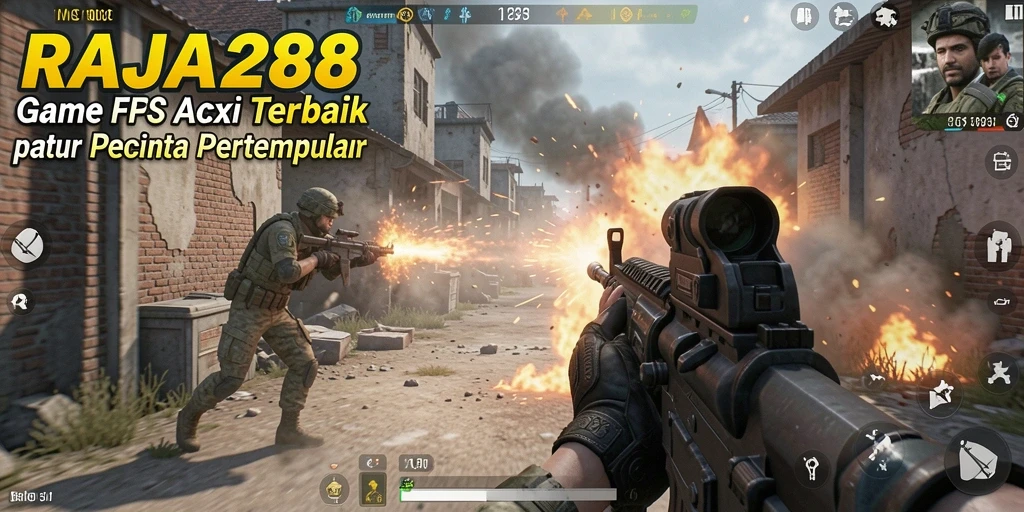 Tampilan gameplay RAJA288 yang intens dan menakjubkan.