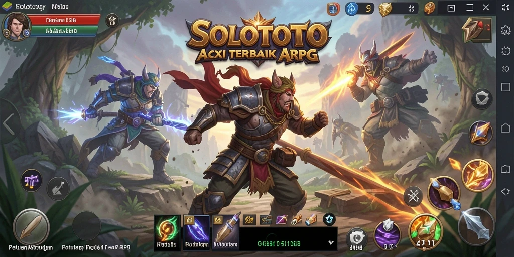 Screenshot gameplay menampilkan aksi seru dalam dunia ARPG.
