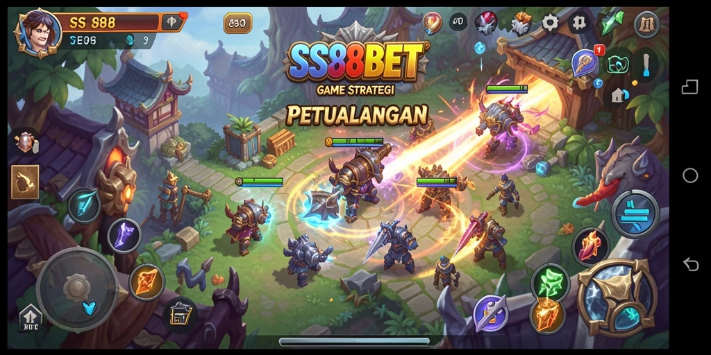 Tampilan gameplay SS88BET yang menarik dan strategis.