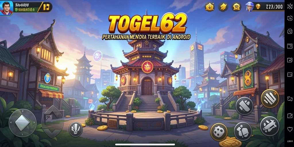 Tampilan gameplay menara dalam TOGEL62 yang memukau.