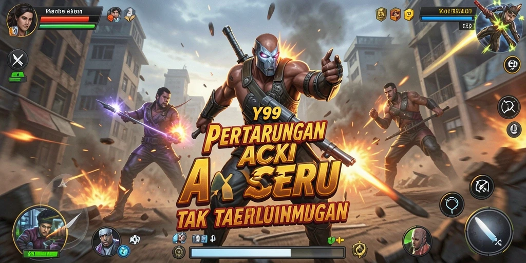 Tampilan gameplay Y89 yang penuh aksi dan tantangan.
