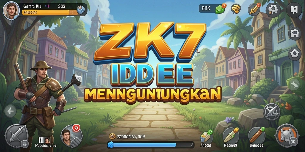 Tampilan gameplay menarik dari ZK7 yang mudah dimainkan.